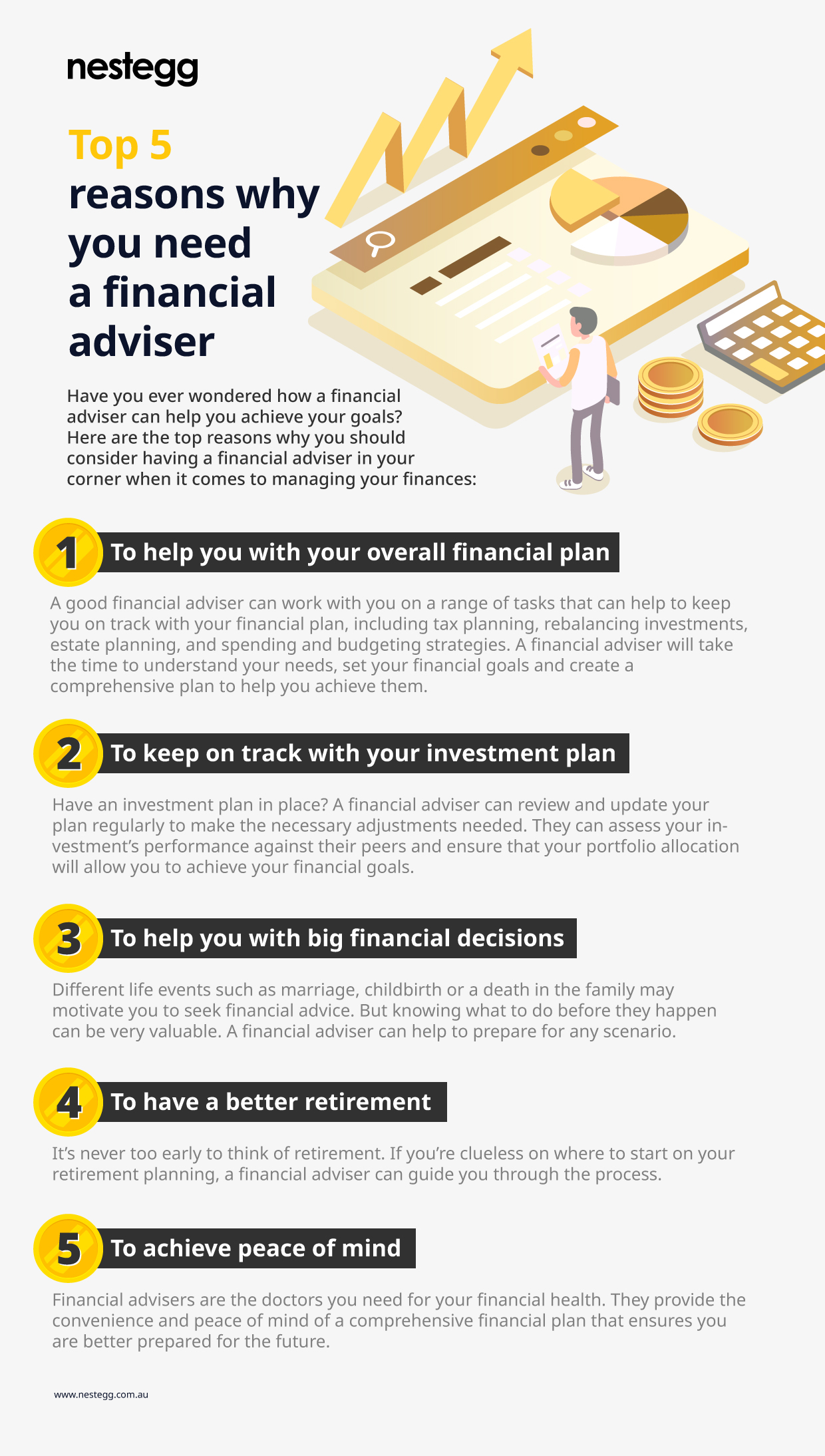 Top 5 reasons why you need a financial adviser