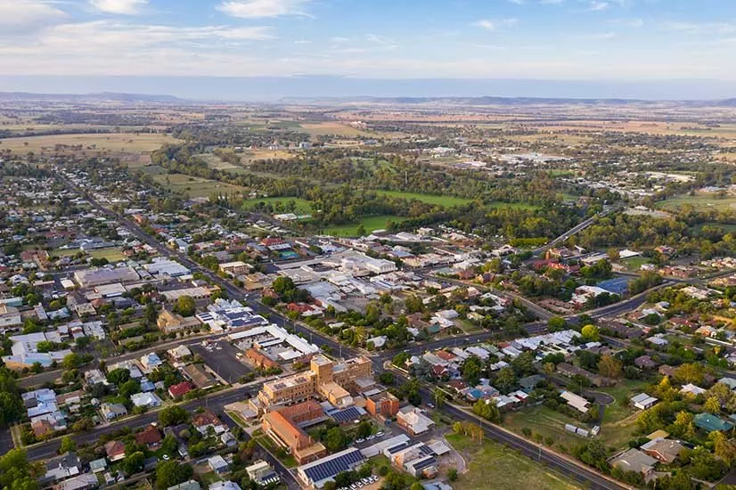 Western NSW aerial ne